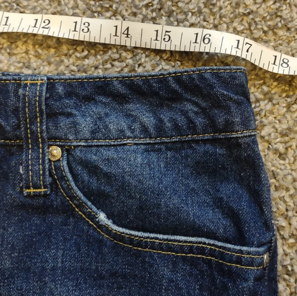 Denim Blue Women's Distressed Shorts